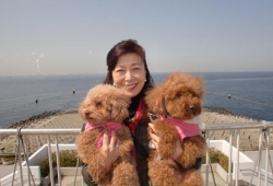 愛犬と海ほたる.jpg